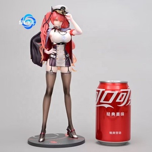 Azur Lane Anime hình Honolulu tàu cô gái đứng tư thế mô hình với hộp - Product Image 1