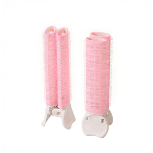 Wholesale Custom Logo Hair Roller Plastic Strong <b>Spring</b> <b>Clip</b> Lightweight Durable for Beauty Gift - Product Image 1