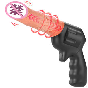 Männlich weiblich xxx 3 in 1 Silikon Teleskop 360 rotierende Kugel 9 Geschwindigkeit ausziehbare Vibrator Zauberstab Massage für Sexspielzeug für Erwachsene - Product Image 3