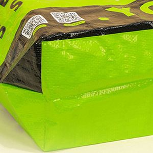 Sac fourre-tout moderne personnalisable à double poignée en polypropylène laminé tissé, idéal pour le shopping, le sport et les voyages, sac promotionnel en plastique - Product Image 3