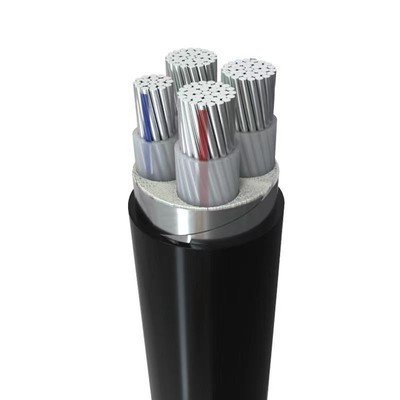 Customized Industrial Underground Power Cable with 3+1/3+2/4+1 Cores Aluminum Conductor and PVC Insulation