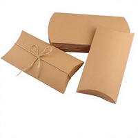 Caja de Regalo de Papel Kraft de 6.3 Pulgadas con 100 Pies de Cuerda de Yute, Laminación Brillante, Cajas para Dulces para Bodas y Fiestas, Venta al Por Mayor