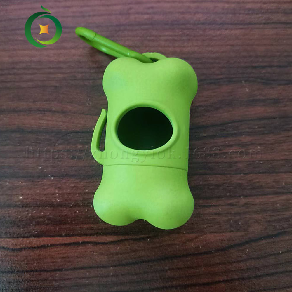 Wheat straw dispenser with plastic buckle