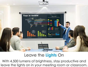 Projecteur laser professionnel <span class=keywords><strong>Optoma</strong></span> EH412 4K <span class=keywords><strong>DLP</strong></span> 1080P 4500 lumens ANSI 3D HDR courte focale système d'exploitation Linux bureau cinéma maison - Product Image 6