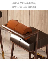 Chaise haute rembourrée moderne nordique de haute qualité en bois de frêne tabouret de bar de luxe chaises en bois pour chaise de salle à manger