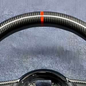 Ajuste para Volkswagen MK7 GOLF GTI GTS POLO SCIROCCO GTD GTE MK6 CC Passat Jetta Golf7.5 Golf6 <span class=keywords><strong>R</strong></span> Volante de fibra de carbono - Product Image 5