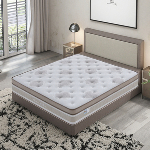 Sang Trọng Nội Thất Phòng Ngủ Cuộn Lai Colchon Nữ Hoàng Vua Kích Thước Bộ Nhớ Bọt Túi Mùa Xuân Nệm Giường Khách Sạn - Product Image 1