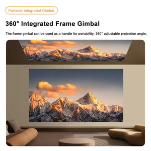 <span class=keywords><strong>Projecteur</strong></span> VOXFLIX X9 PRO PLUS 1080P FHD 360° °   Mini <span class=keywords><strong>projecteur</strong></span> vidéo LED Android 4K portable <span class=keywords><strong>avec</strong></span> <span class=keywords><strong>support</strong></span> Gimbal pour cinéma maison - Product Image 3