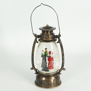 Boule d'eau ovale en acrylique avec chorale, ornement d'intérieur <span class=keywords><strong>de</strong></span> <span class=keywords><strong>noël</strong></span>, en forme <span class=keywords><strong>de</strong></span> boule d'eau, à LED - Product Image 4