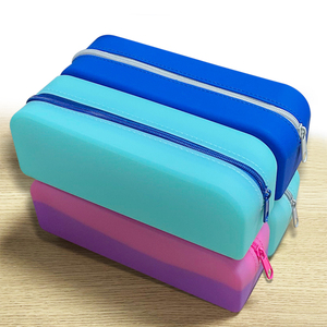 Estuche para Lápices al por Mayor para Material Escolar, Bolsas para Lápices con Cierre, Estuche para Lápices de Silicona con Logotipo Personalizado - Product Image 2