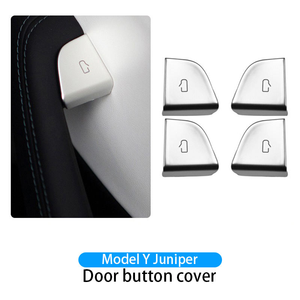 Наклейка на кнопку открывания двери автомобиля для Tesla Model 3 Highland / Model Y Juniper, декоративная накладка на кнопку управления стеклоподъемником, аксессуары - Product Image 2