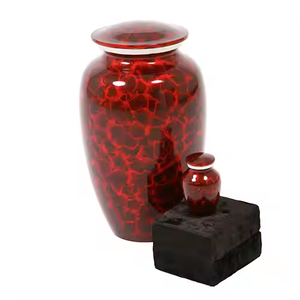 Colorful Metal Brass Cremation Urn Adult <b>Pet</b> Baby Memorial Ashes Urn European American Style Funeral Supplies Decor - Product Image 1