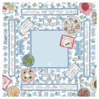 Alas Mahjong Amerika Cetak Warna Mewah 31,5 Inci Tebal 3mm, Alas Meja Permainan Lipat Anti-Selip Tahan Air