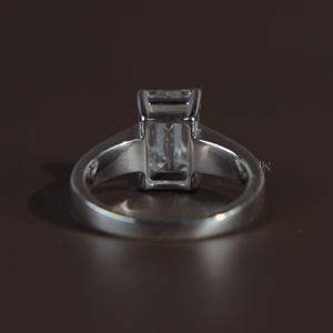 Anillo de Diamante Cultivado en Laboratorio de 2.1 Quilates, Encantador, para Mujer, en Plata, Oro de 10K, 14K o 18K, Joyería Fina de Lujo para Compromiso o Boda - Product Image 2