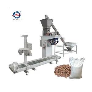 Wholesale Double Weighing Hopper biomass energy wood fuel briquette pellet Bagging Filling Packing Machine