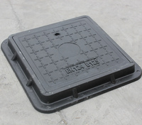 Couvercle d'accès composite SMC B125 360x360mm pour carrière et drainage routier