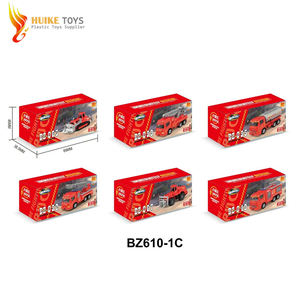 Camión de <span class=keywords><strong>Bomberos</strong></span> de Juguete de Vinilo 1:3 de 2025 con Función de Inercia, Sonido Realista y Escalera, para Niños - Product Image 1