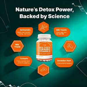 OEM Brûler des calories favorise une meilleure digestion Nettoyage quotidien Brûlage des graisses Chardon-Marie Nettoyage pour le contrôle du poids Capsules amincissantes - Product Image 3