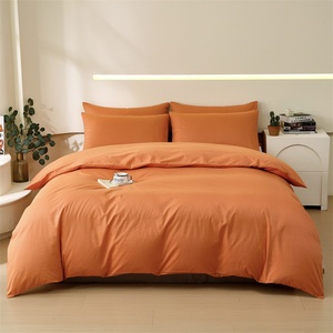 Copripiumino, copripiumino in cotone ad alta densità di alta densità puro in tinta unita copripiumino, morbido e confortevole più colori taglie - Product Image 6