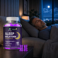 Gummies véganes à la mélatonine en gros - Complément alimentaire végétal pour un meilleur sommeil et une relaxation accrue, Fournisseur d'usine