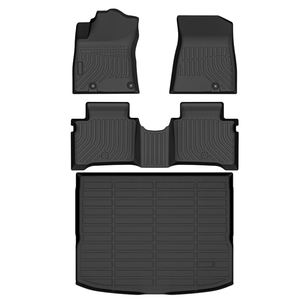 Tapis toutes saisons, tapis en <span class=keywords><strong>caoutchouc</strong></span>, <span class=keywords><strong>protection</strong></span> de tapis, tapis de sol 3D en TPE, tapis de <span class=keywords><strong>coffre</strong></span> pour Kia Niro 2023, tapis de <span class=keywords><strong>voiture</strong></span> - Product Image 1