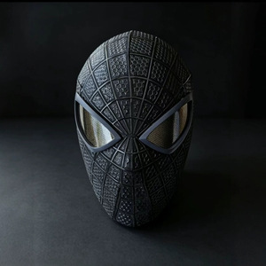 <span class=keywords><strong>Maschera</strong></span> di Spider-Man (1ª Generazione) in ABS con Attacco Magnetico per gli Occhi, Replica Autentica del Film, Copricapo da Goblin Realizzato a Mano - Product Image 3