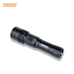 Dài ném zoom đèn pin ngoài trời Cắm Trại Câu Cá Đi Bộ Đường Dài LED Torch sạc khẩn cấp Torch ánh sáng