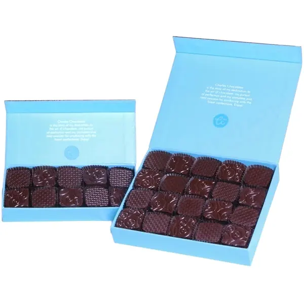 Blue Rectangle Wedding Favors Candy Boxes Professional Food Gift Packaging Empty Custom Chocolate Box