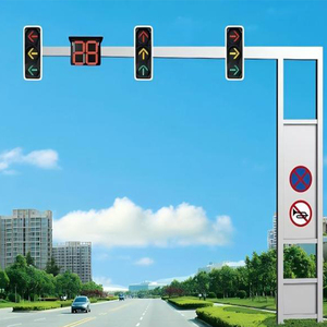 Ngoài trời đường phố tín hiệu giao thông đèn cực nhà máy sản xuất giao thông cực - Product Image 1