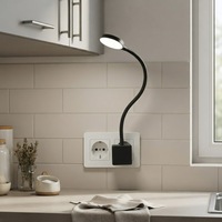 Lampe murale LED à intensité variable avec commande tactile, lampe pliable pour la lecture au chevet, protection des yeux, lampe moderne pour la maison, la salle d'étude, en PC/ABS