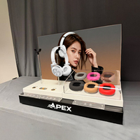 APEX kustom Headset meja nirkabel pemegang Display Holder akrilik Retail Headphone Display Stand