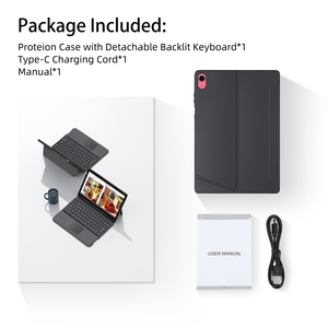 เคสคีย์บอร์ดไร้สายแบบหมุนได้ 360 องศา สำหรับ <span class=keywords><strong>iPad</strong></span> รุ่นที่ 10 ขนาด 10.9 นิ้ว <span class=keywords><strong>ราคา</strong></span>ส่งสุดคุ้ม - Product Image 6