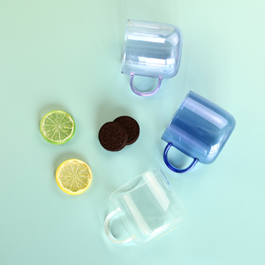 Nhà Máy Trực Tiếp Cung Cấp 350Ml Ly Thủy Tinh Thủ Công Borosilicate Thủy Tinh Chịu Nhiệt Uống Cốc Nước Trái Cây - Product Image 2