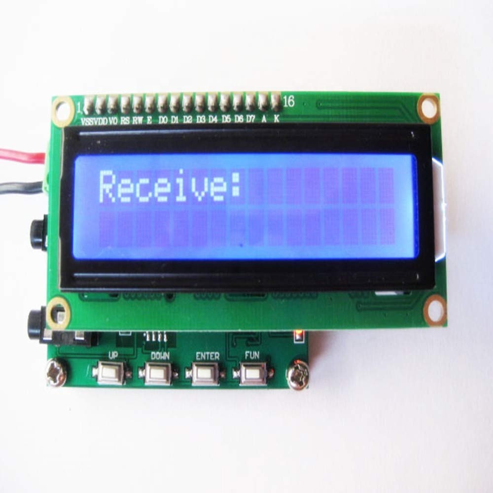 Taidacent DT210 DTMF Decoding Encoder DTMF LCD Display Instrument Dual Tone Multi-Frequency Audio Decoding Digital Display