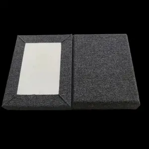 Panneaux acoustiques en fibre de verre recouverts de tissu insonorisant pour auditorium, cinéma, appartement - Option ignifuge, utilisation en bureau - Product Image 4