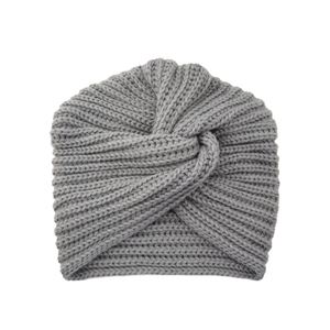 Bonnet turban tricoté pour femme, couvre-chef noué, bonnets d'hiver chauds, bonnets torsadés style bohème, bonnets de nuit et de chimiothérapie - Product Image 4