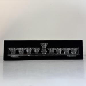 Großhandel 9 Köpfe Klarglas Kristall Chanukka Menorah MH-Z0376 - Product Image 3
