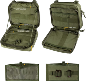 Chiến thuật Modular công cụ <span class=keywords><strong>Pouch</strong></span> Quản Trị lớn hai lớp Molle EDC EMT tiện ích unisex nylon dây kéo đóng cửa với bản đồ SVE - Product Image 4