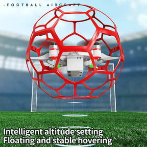 Drone de football sans balais SJY-L6, quadricoptère RC anti-chute avec <span class=keywords><strong>cage</strong></span> de protection, retournements 3D, maintien d'altitude, 11 min d'autonomie de vol, jouet cadeau - Product Image 3