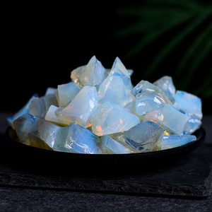 Đá Opal thô tự nhiên, đá quý thô, hình dạng không đều, dùng làm đồ thủ công, chữa bệnh Reiki, trang trí nhà cửa, bể cá - Product Image 4