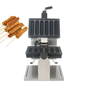 Machine à gaufres et corn-dogs professionnelle pour hôtels et restaurants, 110V/220V, antiadhésive, pour la préparation de muffins et hot-dogs, idéale pour les entreprises. - Product Image 1