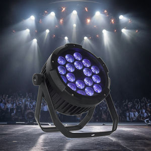 IP 65 Étanche 18x18w En Alliage D'aluminium LED Plat Par Éclairage 6 En 1 pour Stage DJ KTV DMX512 Mode De Contrôle - Product Image 1
