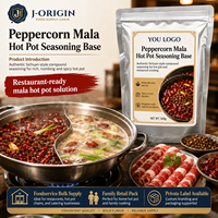Base de soupe Mala au poivre du Sichuan de Chongqing 500g, assaisonnement chinois épicé au piment et à l'huile de soja, durée de conservation de 10 mois