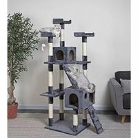 Haute qualité en gros chat arbres tour mode-conçu chat Condo griffoir interactif en peluche chat escalade cadre