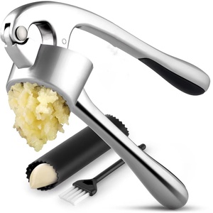Presse-ail Premium en Zinc, Hachoir à Ail, Broyeur à Ail, Facile à Presser et à Nettoyer, Outils de Cuisine avec Poignée Ergonomique - Product Image 1