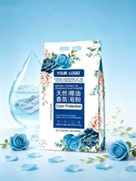 Détergent à lessive en poudre biodégradable en vrac, petits sachets, emballage personnalisé pour usage industriel et domestique