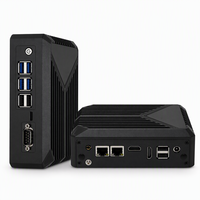 PC Industrial sin Ventilador OEM Intel J6412 Elkhart Lake DDR4 M.2 SATA Doble LAN Realtek USB3.1 4K Linux para Computación en el Borde