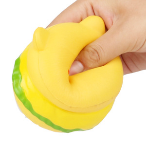 Bear Burger <b>Squishy</b> Toy TPE Stress Relief Fidget Toy For Kids 5 To 7 Years Unisex - Product Image 5