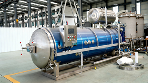 Autoclave à pulvérisation d'eau statique pour <span class=keywords><strong>bocaux</strong></span> <span class=keywords><strong>en</strong></span> <span class=keywords><strong>verre</strong></span> et contenants <span class=keywords><strong>en</strong></span> plastique, stérilisateur à pulvérisation d'eau pour la stérilisation alimentaire dans l'industrie agroalimentaire - Product Image 5