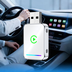 Adaptador inalámbrico blanco de bajo consumo de energía 2 en 1, adaptador inalámbrico CarPlay y Android Auto para iOS 10+ / Android 11+ - Product Image 1